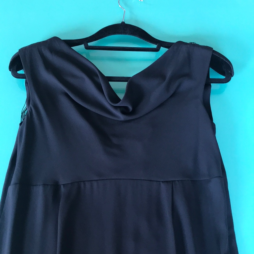 Rinascimento little black dress with drama